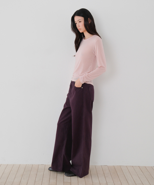 MOUI(モウイ)の「Color dyeing pants (D/PURPLE)(その他パンツ・レディース・その他・SMALL/MEDIUM)」の3枚目の写真