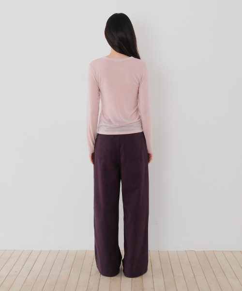 MOUI(モウイ)の「Color dyeing pants (D/PURPLE)(その他パンツ・レディース・その他・SMALL/MEDIUM)」の5枚目の写真