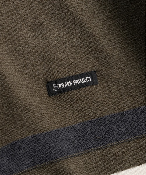 PRANK PROJECT(プランクプロジェクト)の「【2026Winter Pre-Order】ワイドボーダーニットポロ / Wide Border Knit Polo(ニット/セーター・レディース・ベージュ/カーキ・FREE)」の19枚目の写真