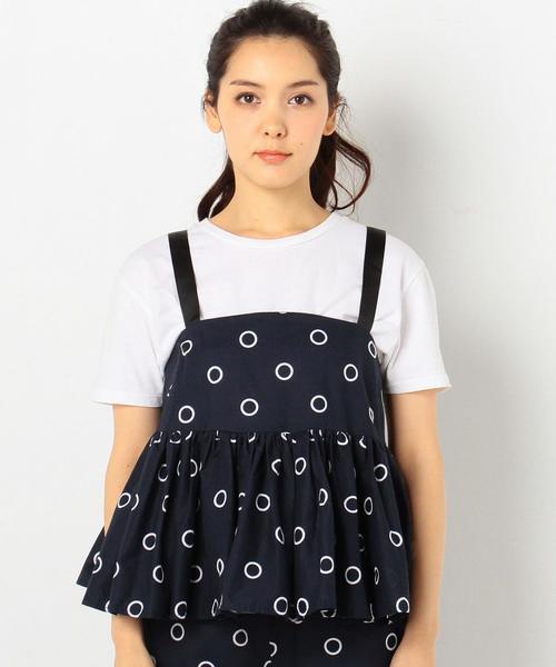 The Fifth Label(ザ・フィフス・レーベル)の「theFIFTHサーキュラープリントキャミ/theFIFTH SRCPRT CAMI(シャツ/ブラウス・レディース・ネイビー・フリー)」の3枚目の写真