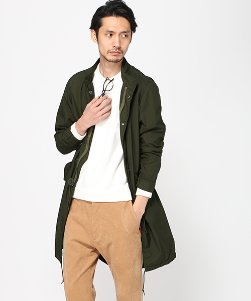 Alpha Industries(アルファインダストリーズ)の「◇ALPHA / アルファ NO STAND COLLAR M-65(ミリタリージャケット・メンズ・ブラック/カーキ・MEDIUM/LARGE)」の1枚目の写真