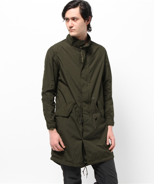 Alpha Industries(アルファインダストリーズ)の「◇ALPHA / アルファ NO STAND COLLAR M-65(ミリタリージャケット・メンズ・ブラック/カーキ・MEDIUM/LARGE)」の10枚目の写真