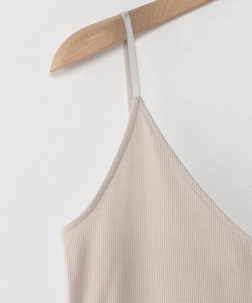 Steven Alan（スティーブンアラン）の「＜Steven Alan＞TERECO CAMISOLE/ｷｬﾐｿｰﾙ◆（キャミソール・レディース・ホワイト/ブラック/ナチュラル・FREE）」の6枚目の写真