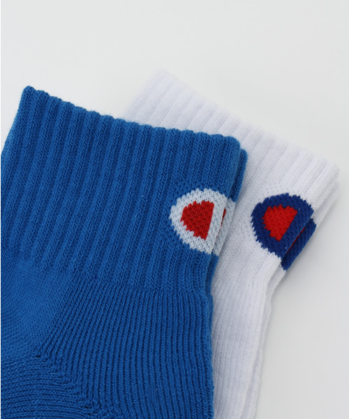 Champion（チャンピオン）の「【Champion】【WEB限定】アンクルソックス（ソックス/靴下・メンズ・ブラック/ホワイト×ブルー/ホワイト×レッド/ホワイト/ホワイト×イエロー/グレー・SMALL/MEDIUM）」の7枚目の写真