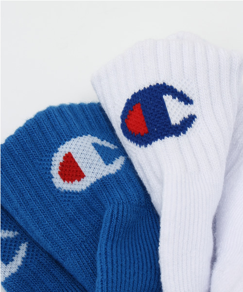 Champion（チャンピオン）の「【Champion】【WEB限定】アンクルソックス（ソックス/靴下・メンズ・ブラック/ホワイト×ブルー/ホワイト×レッド/ホワイト/ホワイト×イエロー/グレー・SMALL/MEDIUM）」の8枚目の写真