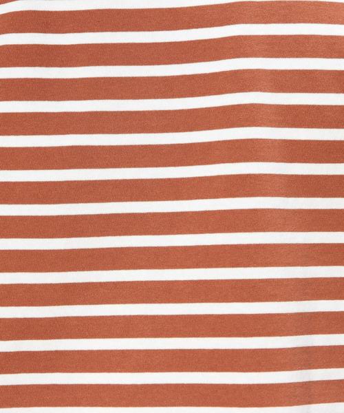 green label relaxing（グリーンレーベルリラクシング）の「KC BORDER BOAT/N S/S Tシャツ◆（Tシャツ/カットソー・メンズ・ホワイト/ネイビー/ブラック/ライトグレー/オレンジ系その他・X-LARGE/SMALL/LARGE/MEDIUM）」の15枚目の写真