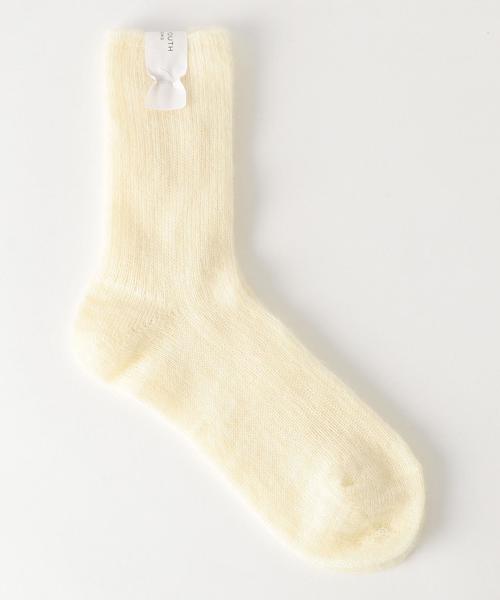 BEAUTY&YOUTH UNITED ARROWS(ビューティーアンドユースユナイテッドアローズ)の「BY モヘヤ混ソックス ◆(ソックス/靴下・レディース・オフホワイト/グレー/ライトピンク/ピンク/ライトブルー・FREE)」の2枚目の写真