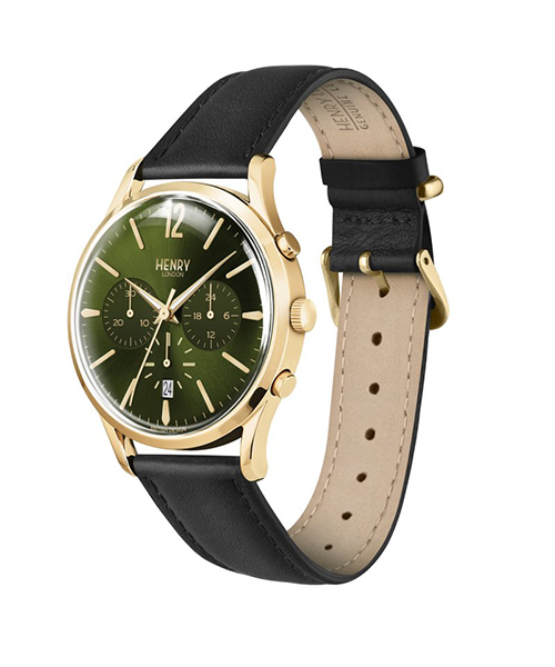 HENRY LONDON（ヘンリーロンドン）の「HENRY LONDON "CHISWICK<41mm>" HL41-CS-0106（アナログ腕時計・メンズ・グリーン・FREE）」の2枚目の写真