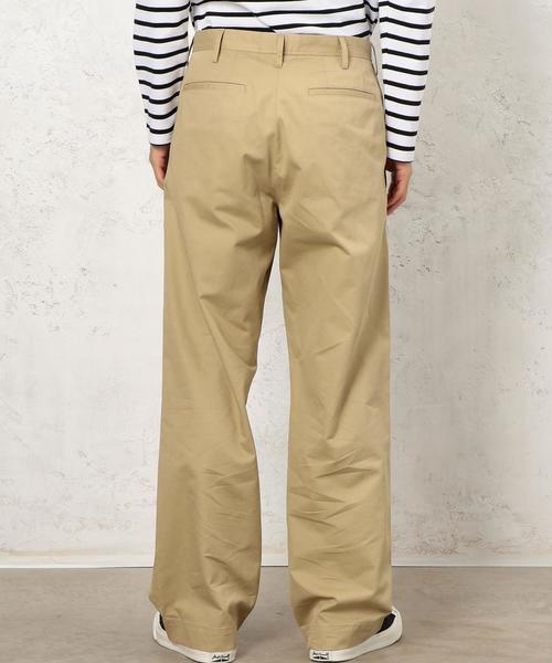 green label relaxing（グリーンレーベルリラクシング）の「■■SC C/TEN/チノ 2P ワイドパンツ ◆（チノパンツ・メンズ・ベージュ/ブラック・X-LARGE/MEDIUM/LARGE/SMALL）」の10枚目の写真