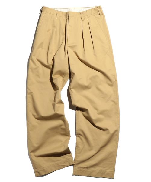 green label relaxing（グリーンレーベルリラクシング）の「■■SC C/TEN/チノ 2P ワイドパンツ ◆（チノパンツ・メンズ・ベージュ/ブラック・X-LARGE/MEDIUM/LARGE/SMALL）」の6枚目の写真