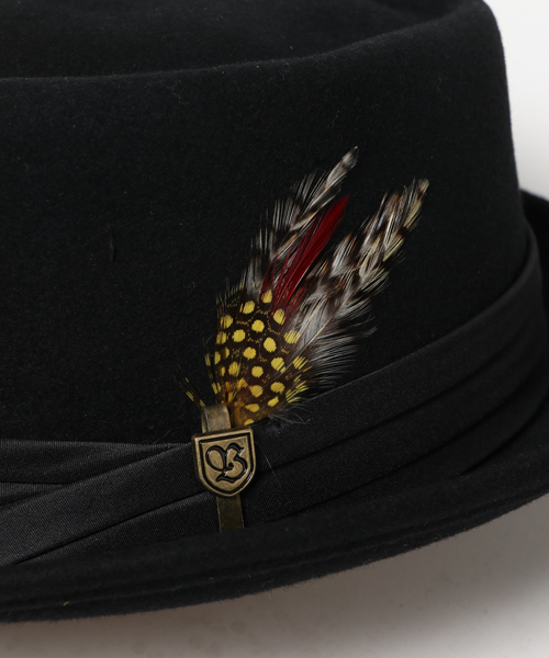 BRIXTON（ブリクストン）の「BRIXTON PORKPIE HAT STOUT BLACK（ハット