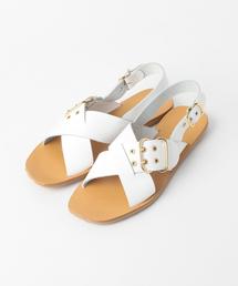 BEAUTY&YOUTH UNITED ARROWS | ＜Caterina＞レザーバックルベルトサンダル ◆(サンダル)