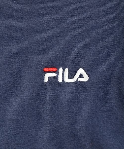 FILA(フィラ)の「∴WEGO/FILAラインテープTシャツ(Tシャツ/カットソー・メンズ・ネイビー/レッド・MEDIUM/LARGE)」の13枚目の写真