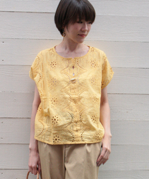 un dix cors | レース刺繍ブラウス(シャツ/ブラウス)