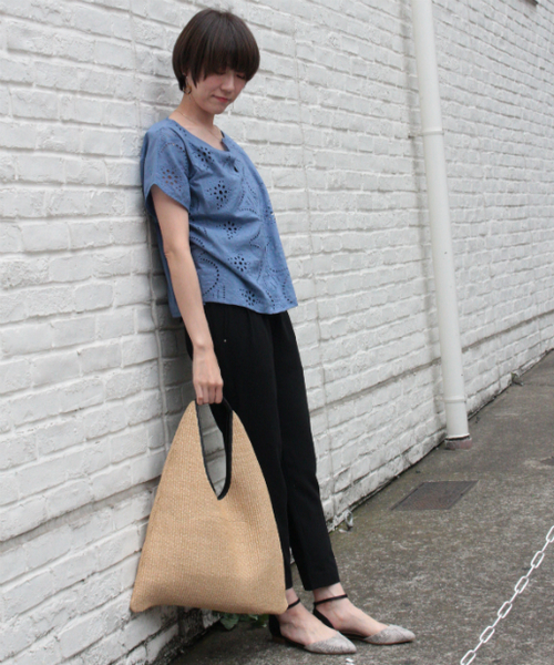 un dix cors（アンディコール）の「レース刺繍ブラウス（シャツ/ブラウス・レディース・イエロー/ブルー・ﾌﾘ-）」の14枚目の写真