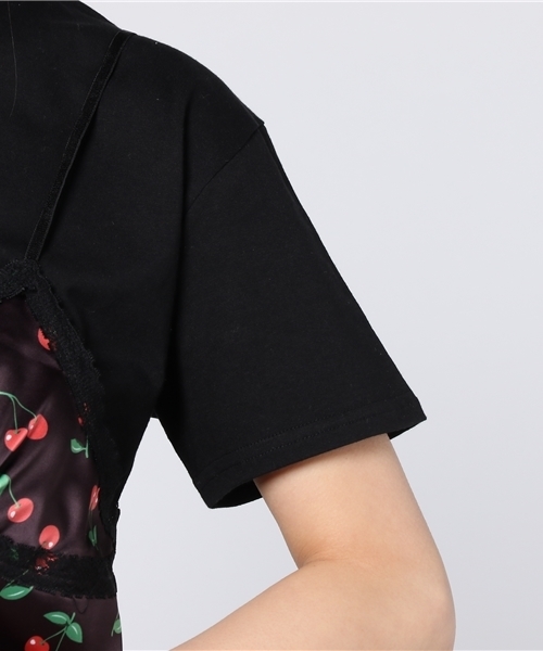 Candy Stripper（キャンディストリッパー）の「SUNNY CHERRY CAMISOLE ＆ TOPS（Tシャツ/カットソー・レディース・ピンク/レッド/ブラック・2）」の8枚目の写真