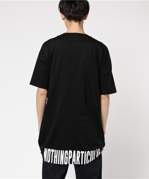 rovtski（ロフトスキー）の「rovtski 【ビッグシルエット】TRフロントイン ビッグTシャツ/5C17013001（Tシャツ/カットソー・メンズ・ブラック/ホワイト・LARGE/MEDIUM）」の10枚目の写真