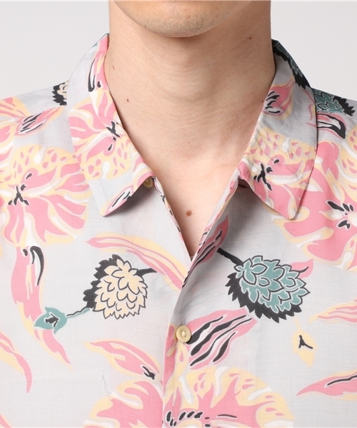 ALLSAINTS（オールセインツ）の「【本日セール終了】PIPELINE SS SHIRT（シャツ/ブラウス・メンズ・グレー・SMALL/LARGE/MEDIUM/X-SMALL）」の7枚目の写真