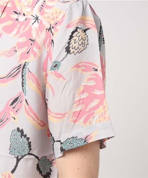 ALLSAINTS（オールセインツ）の「【本日セール終了】PIPELINE SS SHIRT（シャツ/ブラウス・メンズ・グレー・SMALL/LARGE/MEDIUM/X-SMALL）」の8枚目の写真