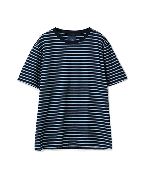Altea（アルテア）の「Altea ボーダーカットソー（Tシャツ/カットソー・メンズ・ブルー系その他/ダークネイビー/レッド系その他・SMALL/MEDIUM）」の2枚目の写真