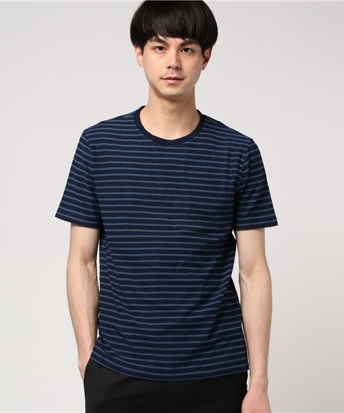Altea（アルテア）の「Altea ボーダーカットソー（Tシャツ/カットソー・メンズ・ブルー系その他/ダークネイビー/レッド系その他・SMALL/MEDIUM）」の11枚目の写真