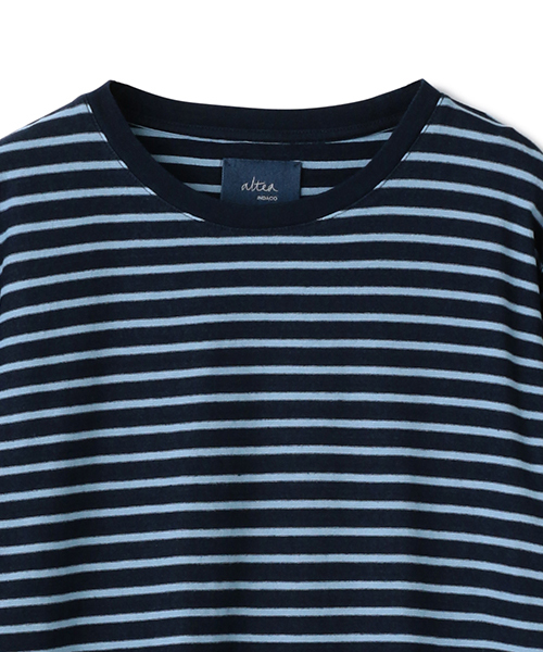Altea（アルテア）の「Altea ボーダーカットソー（Tシャツ/カットソー・メンズ・ブルー系その他/ダークネイビー/レッド系その他・SMALL/MEDIUM）」の14枚目の写真
