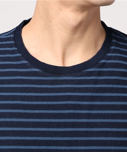 Altea（アルテア）の「Altea ボーダーカットソー（Tシャツ/カットソー・メンズ・ブルー系その他/ダークネイビー/レッド系その他・SMALL/MEDIUM）」の6枚目の写真