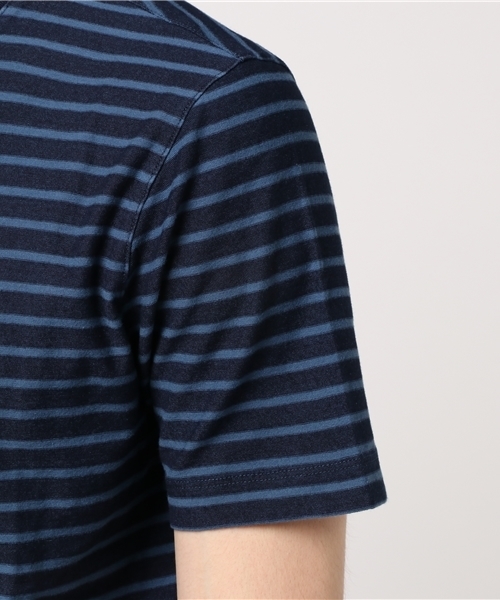 Altea（アルテア）の「Altea ボーダーカットソー（Tシャツ/カットソー・メンズ・ブルー系その他/ダークネイビー/レッド系その他・SMALL/MEDIUM）」の7枚目の写真