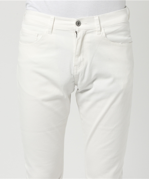 VENCEEXCHANGE（ヴァンスエクスチェンジ）の「モノトーン膝カットスキニー               （その他パンツ・メンズ・ブラック/オフホワイト・MEDIUM/LARGE）」の6枚目の写真