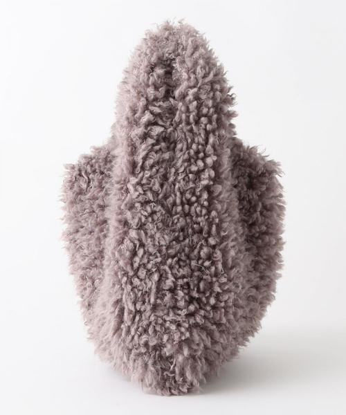 Another Edition（アナザーエディション）の「【展開店舗限定】カールマーケットバッグ（トートバッグ・レディース・ライトピンク/モカ/グレー・フリー）」の7枚目の写真