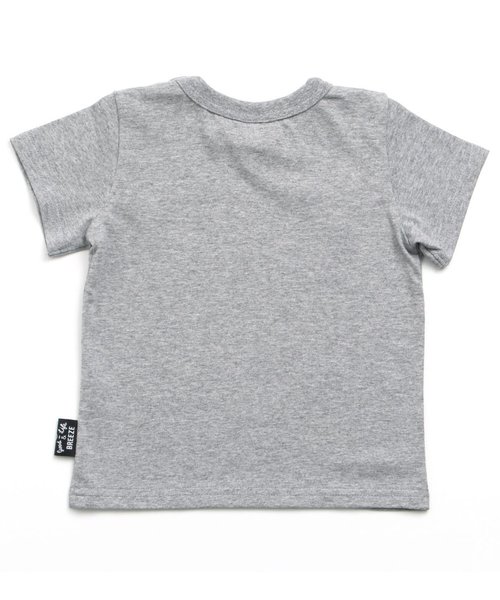 BREEZE（ブリーズ）の「箔プリントロゴＴシャツ（Tシャツ/カットソー・キッズ・グレー/ネイビー/オフホワイト・140/110/130/95/100/120/80/90）」の7枚目の写真
