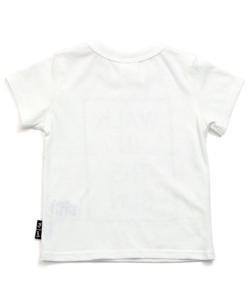 BREEZE（ブリーズ）の「箔プリントロゴＴシャツ（Tシャツ/カットソー・キッズ・グレー/ネイビー/オフホワイト・140/110/130/95/100/120/80/90）」の9枚目の写真