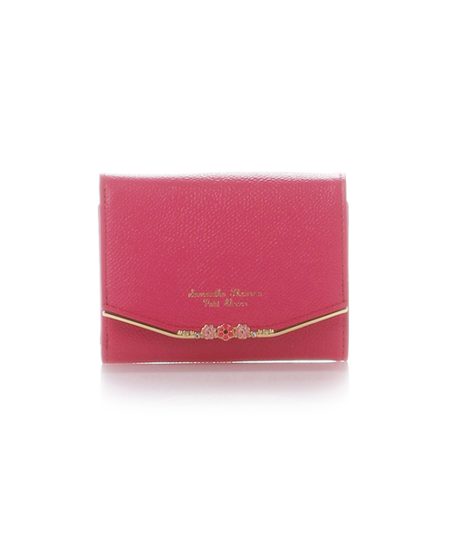 Samantha Thavasa Petit Choice（サマンサタバサ　プチチョイス）の「フラワーバー 折財布（財布・レディース・ベビーピンク/ホワイト/グレー/レッド/ネイビー/ブラック/ベージュ・FREE）」の7枚目の写真