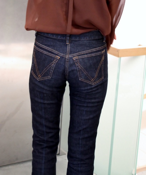 plage（プラージュ）の「VIOLETTE ROOM 別注フレアデニムパンツ◆（デニムパンツ・レディース・ネイビー・38/36）」の17枚目の写真