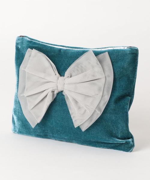 green label relaxing（グリーンレーベルリラクシング）の「GLRﾁｭｰﾙﾘﾎﾞﾝﾎﾟｼｪｯﾄ ◆（ショルダーバッグ・キッズ・ピンク/ターコイズブルー・FREE）」の3枚目の写真