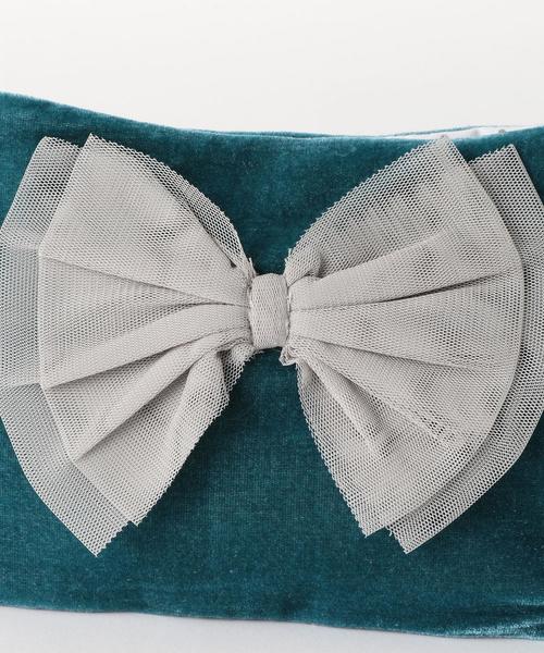 green label relaxing（グリーンレーベルリラクシング）の「GLRﾁｭｰﾙﾘﾎﾞﾝﾎﾟｼｪｯﾄ ◆（ショルダーバッグ・キッズ・ピンク/ターコイズブルー・FREE）」の6枚目の写真