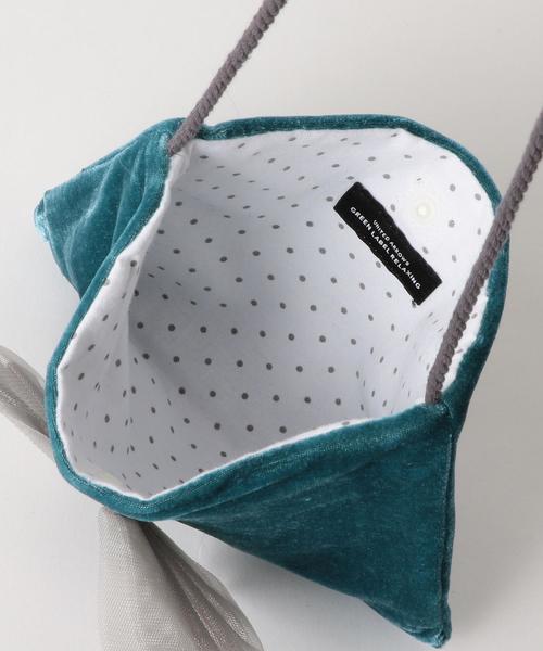 green label relaxing（グリーンレーベルリラクシング）の「GLRﾁｭｰﾙﾘﾎﾞﾝﾎﾟｼｪｯﾄ ◆（ショルダーバッグ・キッズ・ピンク/ターコイズブルー・FREE）」の7枚目の写真