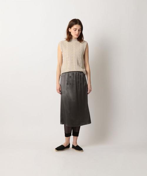 Steven Alan(スティーブンアラン)の「<Steven Alan>SILK SATIN SKIRT/スカート о(スカート・レディース・ダークグレー/ベージュ・SMALL/MEDIUM)」の12枚目の写真