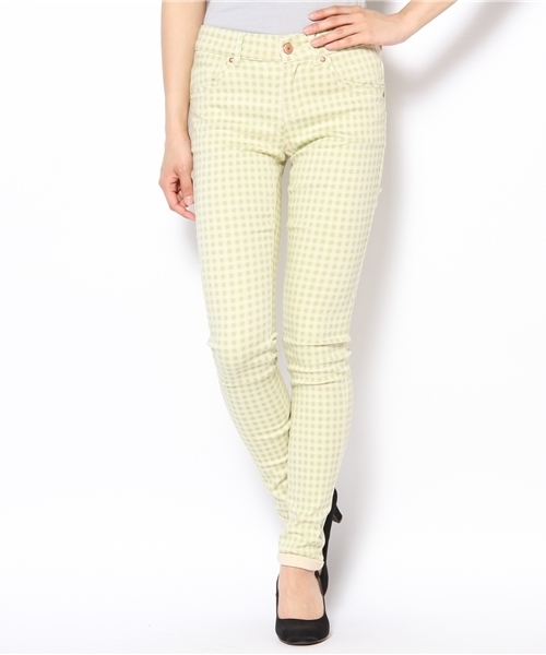 mystic(ミスティック)の「【mystic】 ギンガムスキニーPT(その他パンツ・レディース・ブラック/ベージュ/ライトブルー/ライトグリーン/グリーン系その他・0/1/2/00)」の5枚目の写真