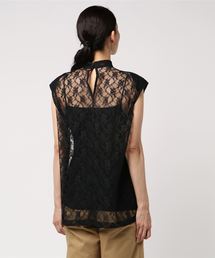 なつ⭐︎CLANE CLASSIC LACE TOPS サイズ2 CLANE（クラネ）の「LACE SHOULDER DESIGN TOPS（シャツ
