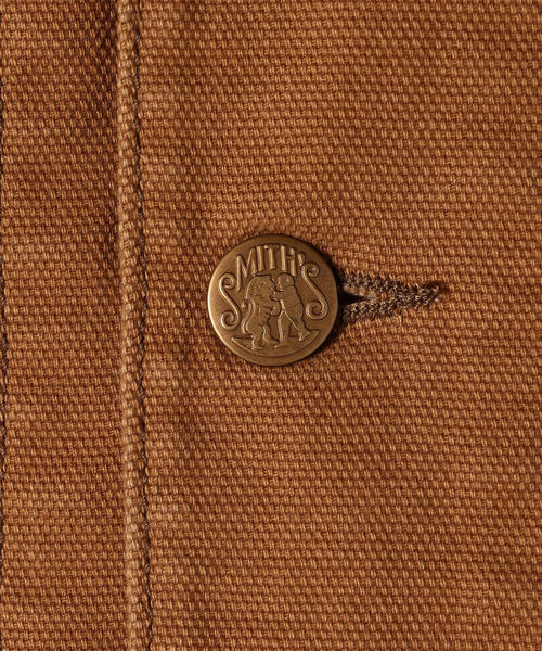 coen（コーエン）の「SMITH別注カバーオールジャケット（カバーオール・メンズ・ネイビー/マスタード・SMALL/MEDIUM/X-LARGE/LARGE）」の9枚目の写真