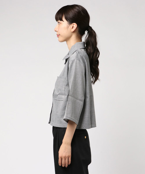 SpRay（スプレイ）の「チェッククロップドシャツ（シャツ/ブラウス