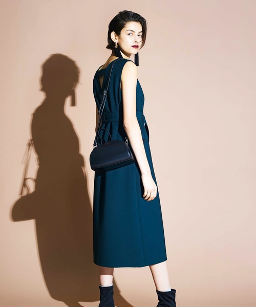 LADYMADE（レディメイド）の「2WAYロングスリットワンピース（ワンピース・レディース・ブラック/ブラウン/グリーン/グリーン系その他/ライトブラウン・FREE）」の18枚目の写真