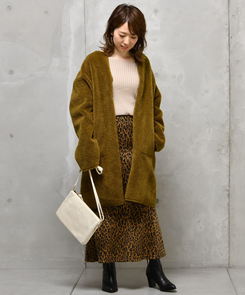 Dou Dou 初々しい のボアコート×ムートンコート