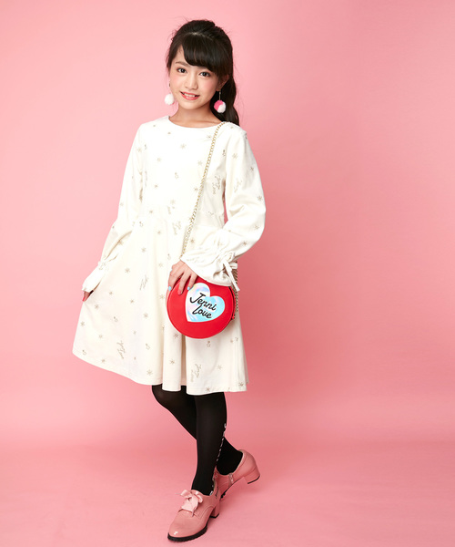 JENNI love（ジェニィラブ）の「80Dサイドロゴタイツ（タイツ