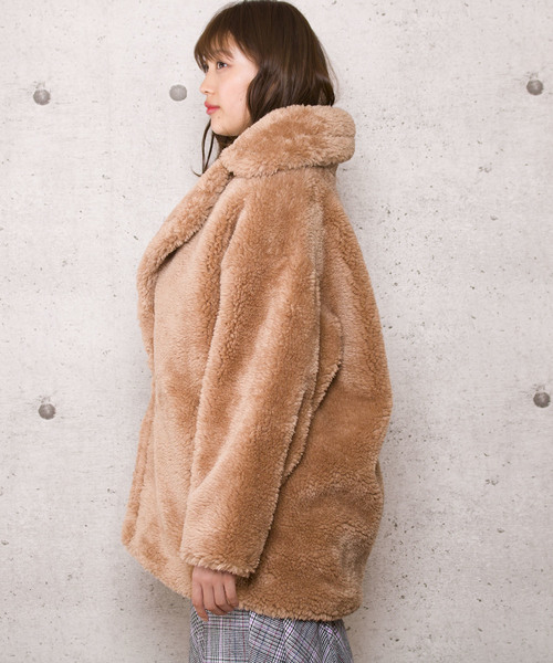 LUGG NAGG(ラグナグ)の「【Jewelobe/ ジュエローブ】もこもこ ボアコート(その他アウター・レディース・ホワイト/ベージュ/パープル/ピンク・FREE)」の15枚目の写真