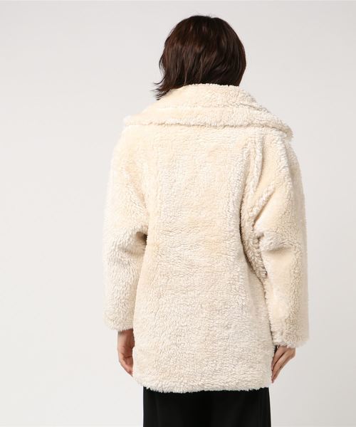LUGG NAGG(ラグナグ)の「【Jewelobe/ ジュエローブ】もこもこ ボアコート(その他アウター・レディース・ホワイト/ベージュ/パープル/ピンク・FREE)」の14枚目の写真