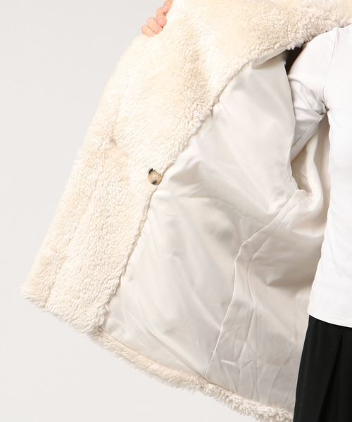 LUGG NAGG(ラグナグ)の「【Jewelobe/ ジュエローブ】もこもこ ボアコート(その他アウター・レディース・ホワイト/ベージュ/パープル/ピンク・FREE)」の16枚目の写真
