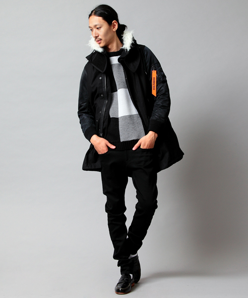 MONKEY TIME（モンキータイム）の「MT∴ MA-1 スリーブ+モッズコート