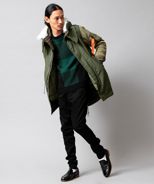 MONKEY TIME（モンキータイム）の「MT∴ MA-1 スリーブ+モッズコート